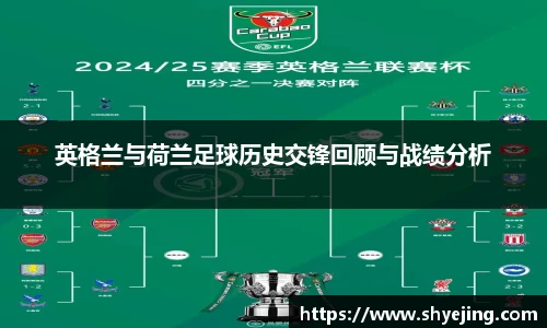 英格兰与荷兰足球历史交锋回顾与战绩分析